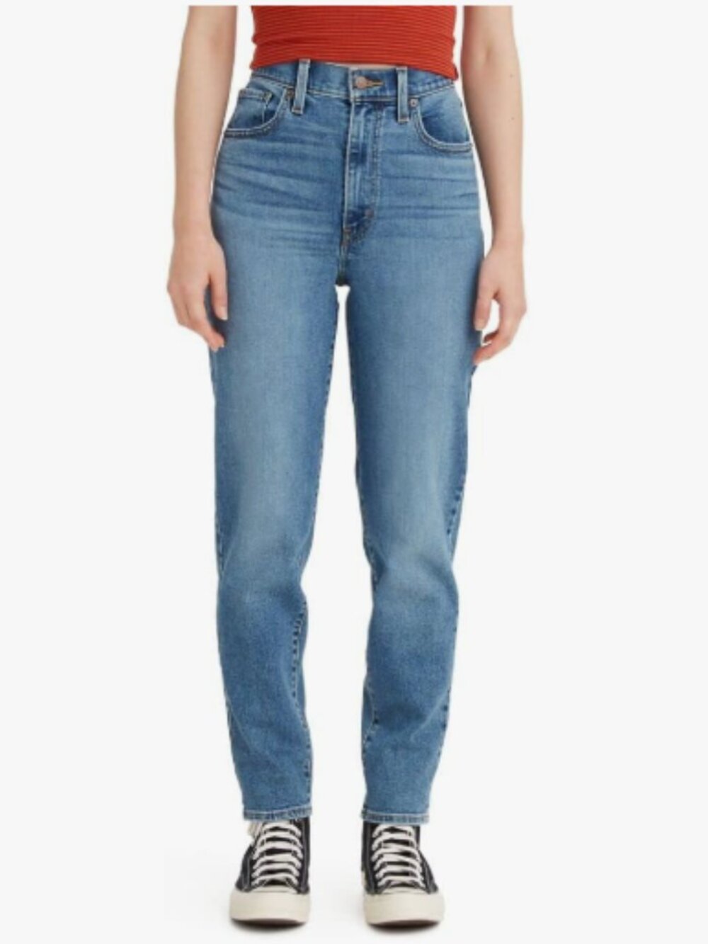 Levi's High Waisted Mom Jeans Medium Wash BRAND NEW NWT Size 31